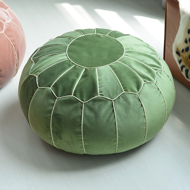 dreamy velvet ottoman