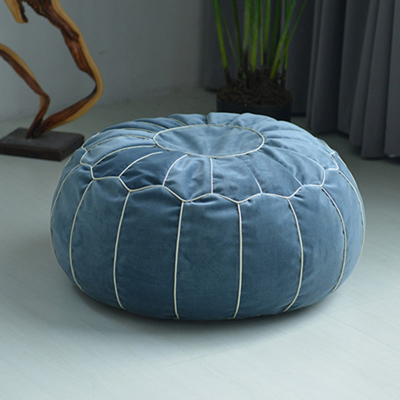 dreamy velvet ottoman