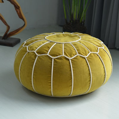 dreamy velvet ottoman
