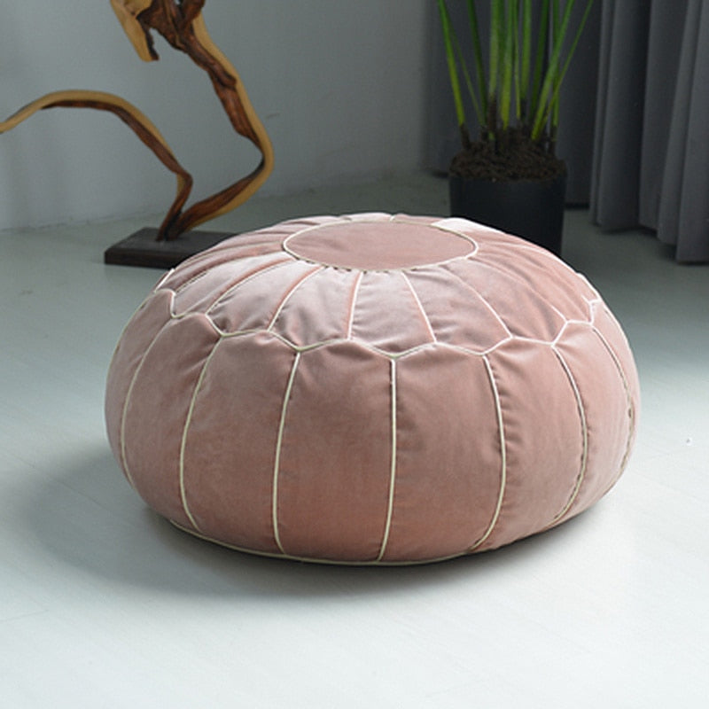 dreamy velvet ottoman
