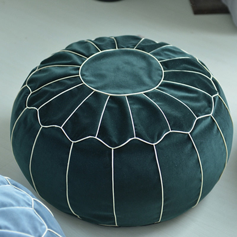 dreamy velvet ottoman