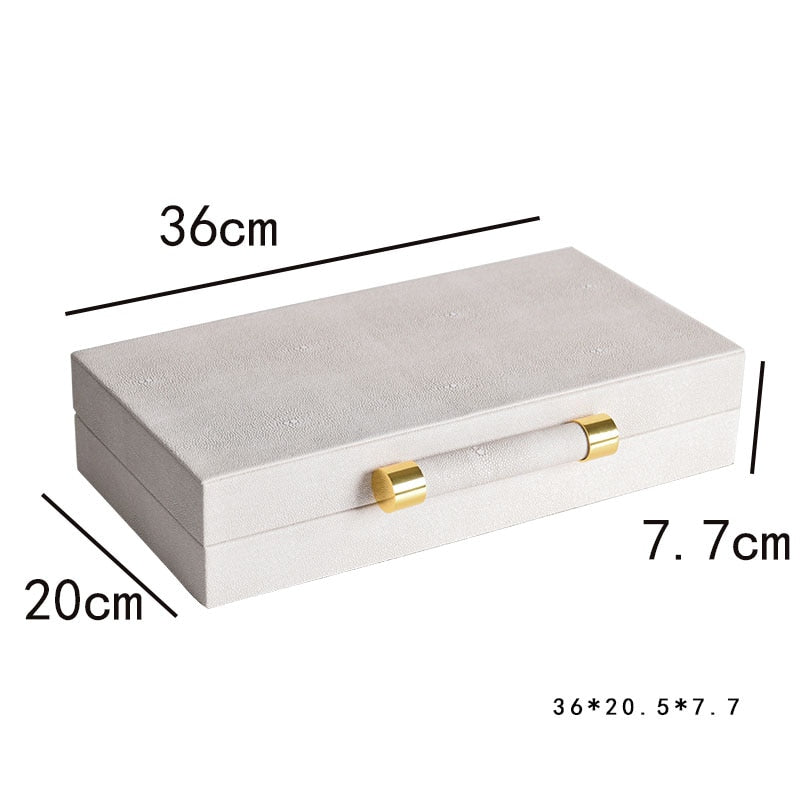 Leather Wooden Decorative Box