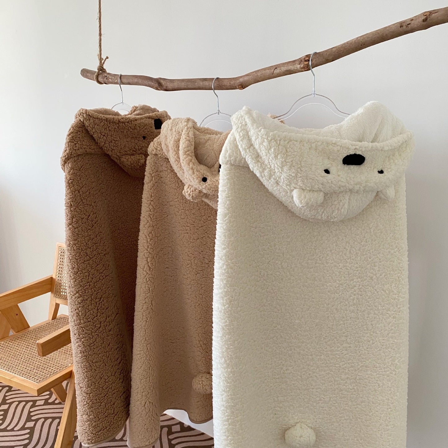 cosy teddy blanket