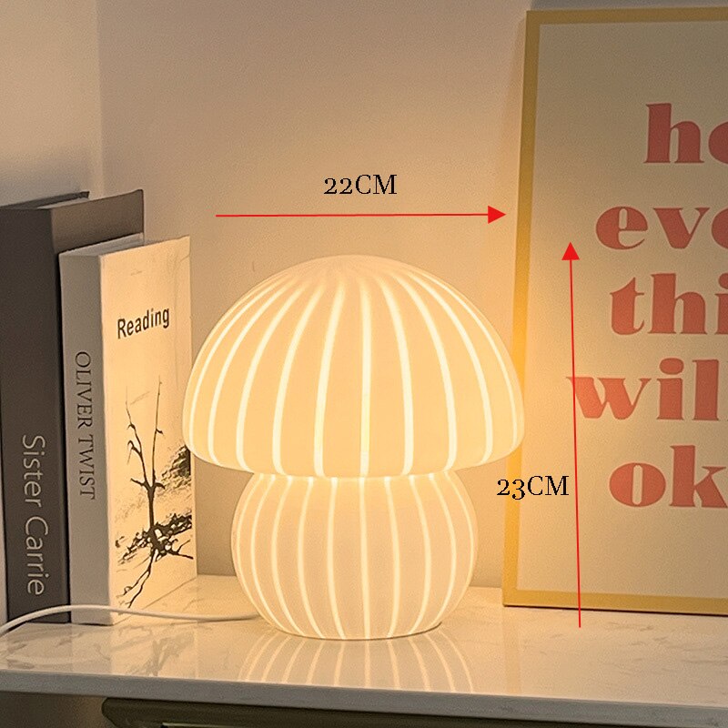 toadstool mushroom lamp