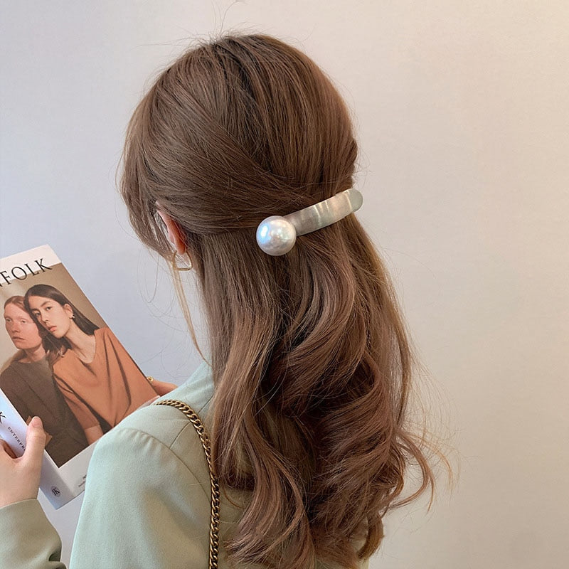 pop of pearl hair clip