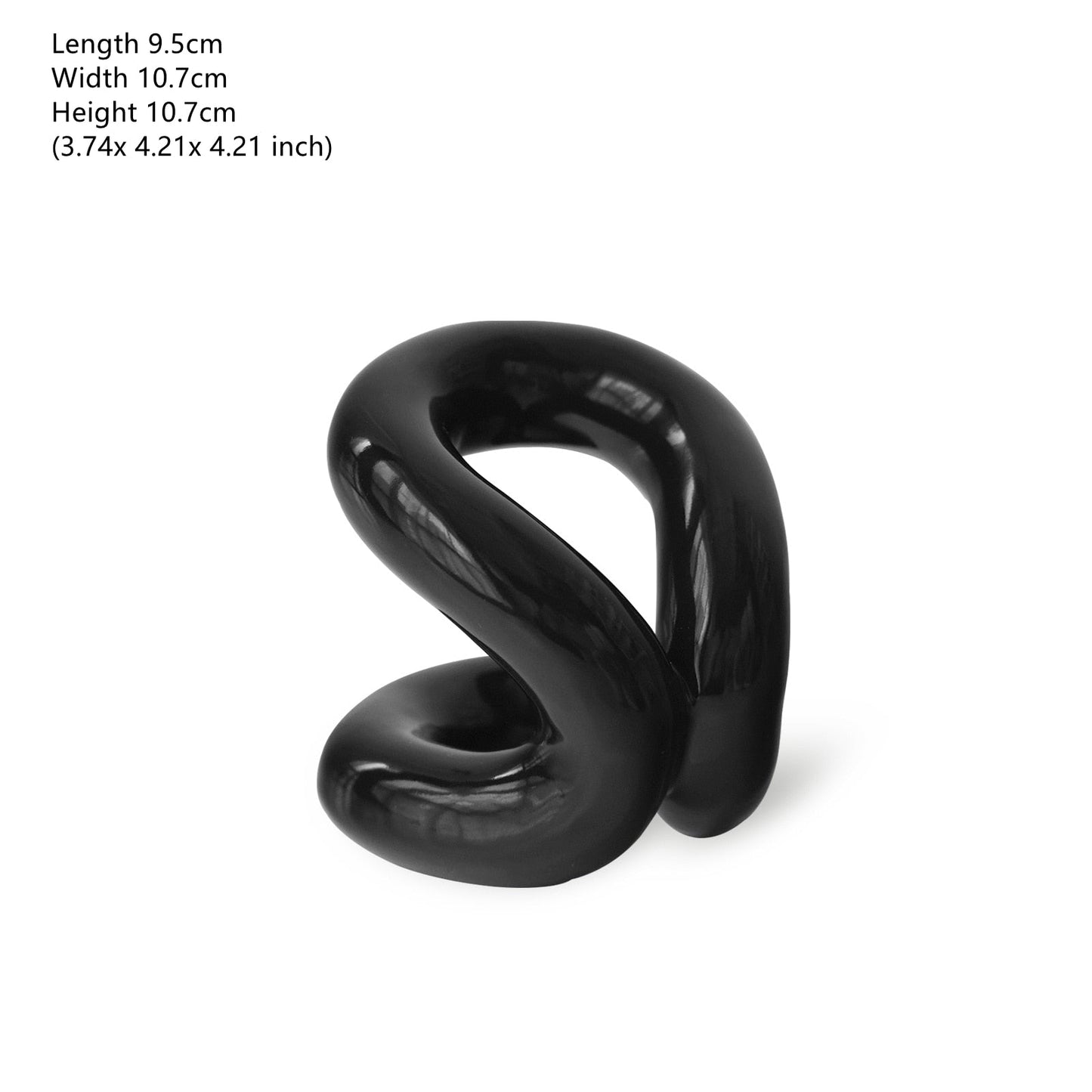 ceramic curve mirror + brush holder