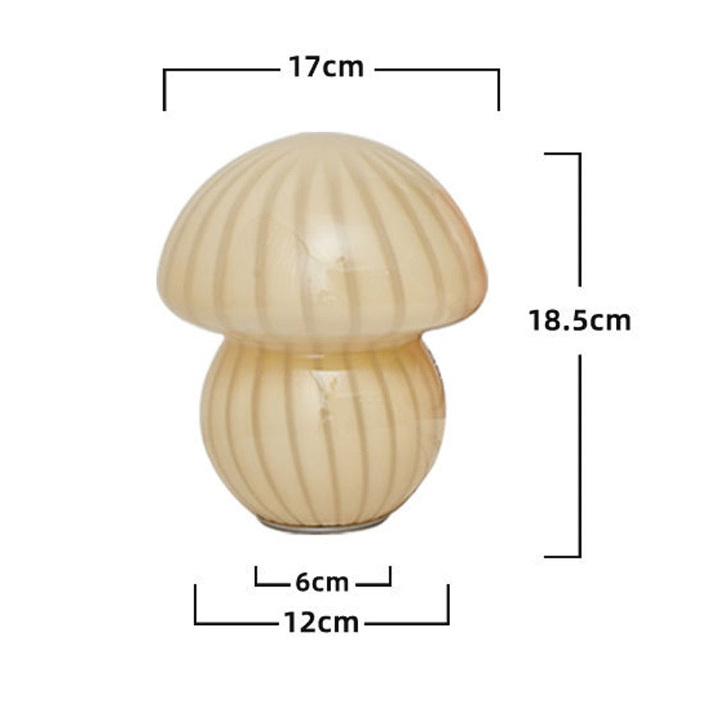 toadstool mushroom lamp