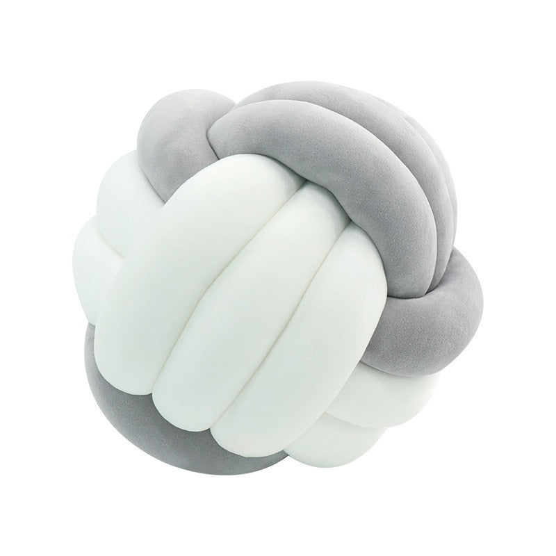 tight-knit knot cushion