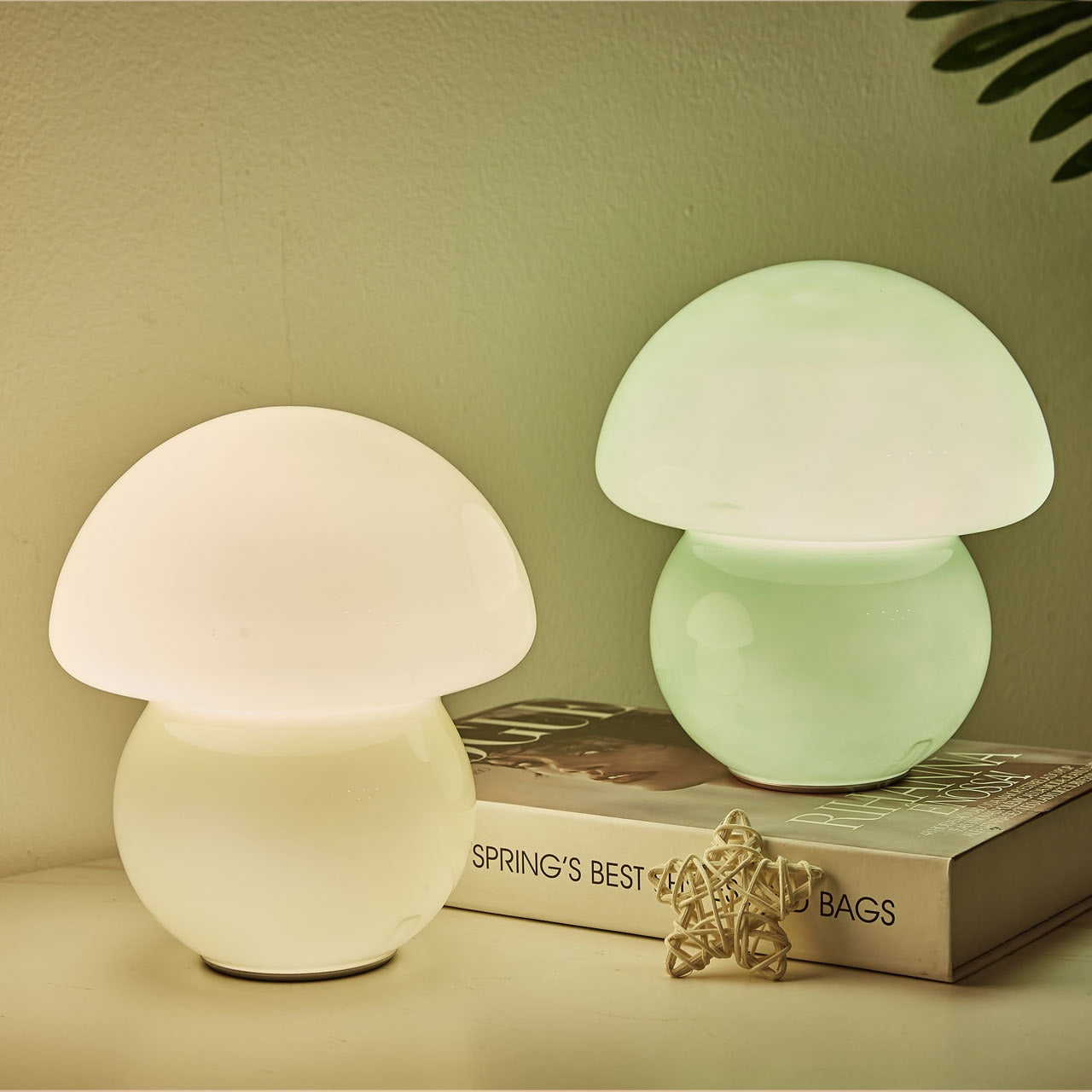 toadstool mushroom lamp