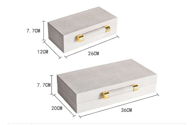 Leather Wooden Decorative Box