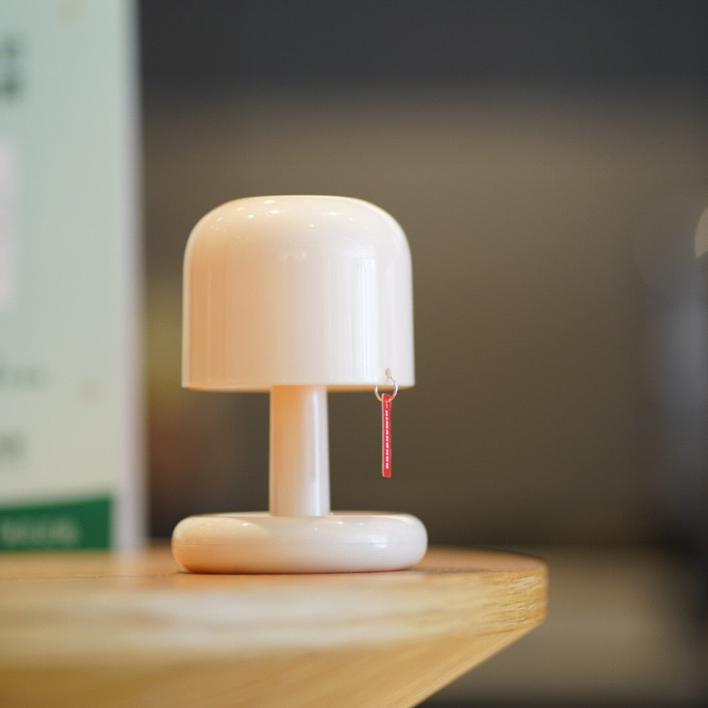 Mini Mushroom Shaped Rechargeable Led Table Lamp