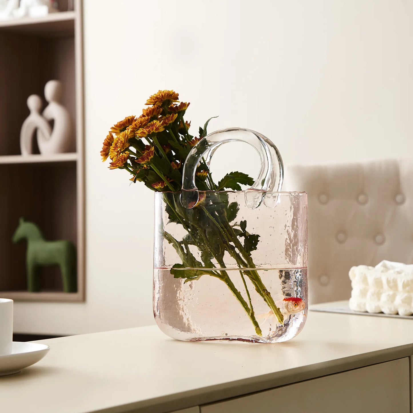 Glass Decorative Aquarium Vase