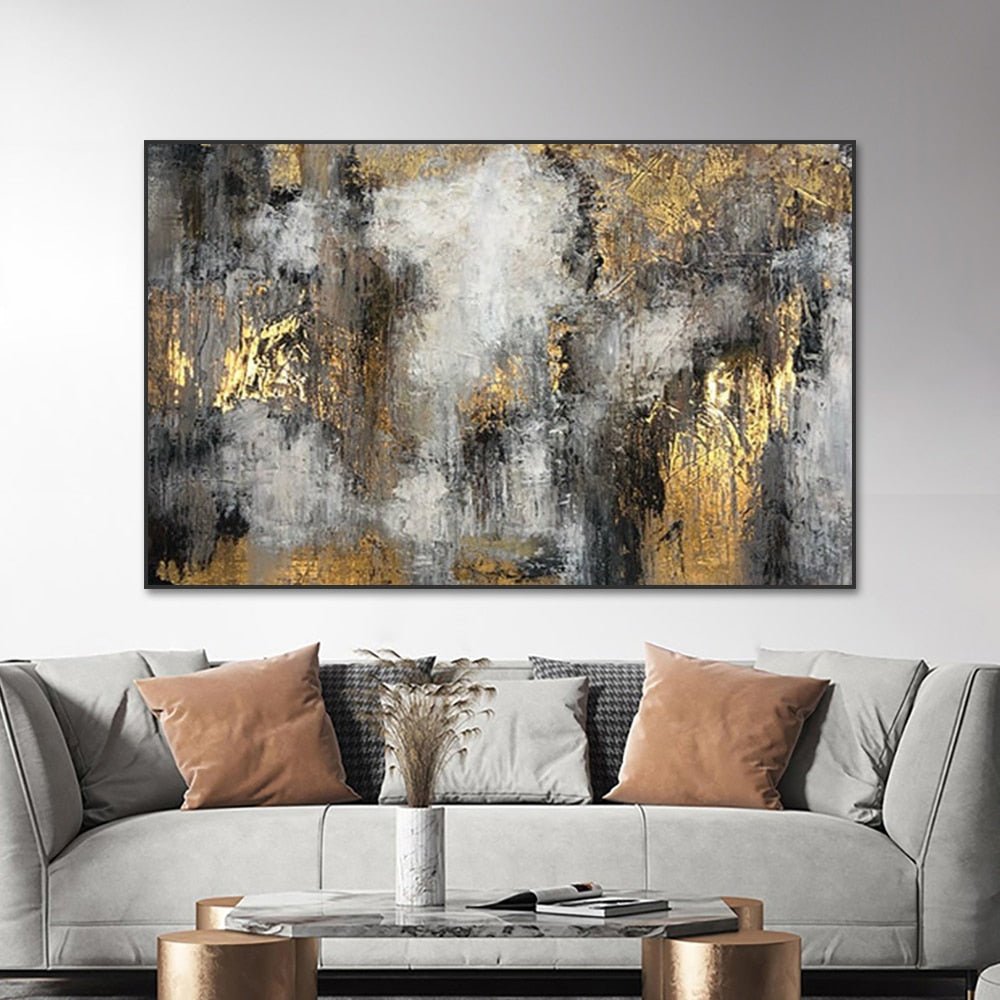 Abstract Hand-Painted Decorative Wall Art Printing - DIVINE DESIGN
