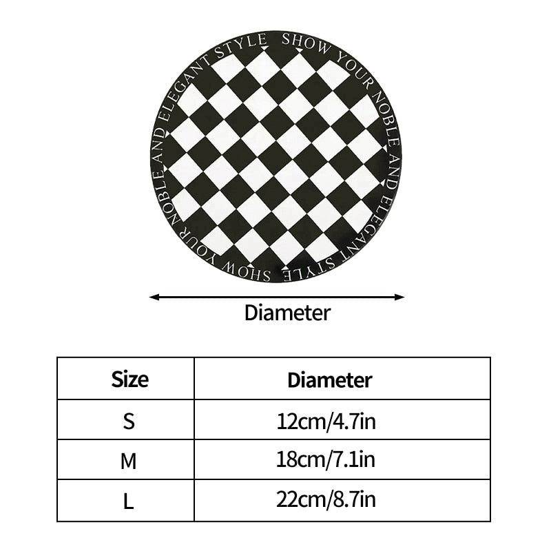 Checkered Colorful Coasters - DIVINE DESIGN