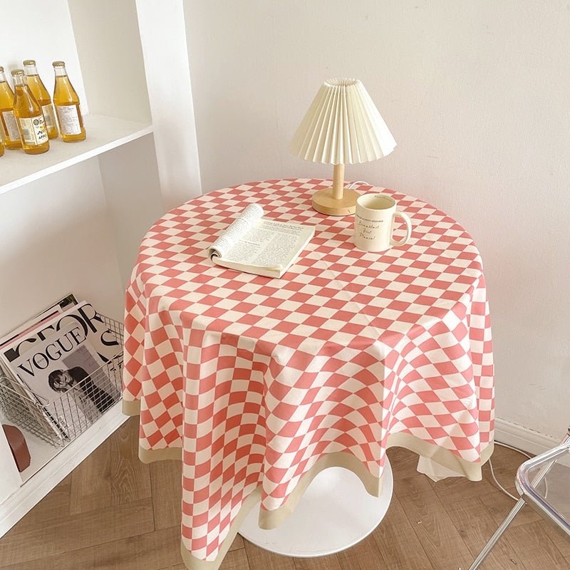 Checkered Tablecloth - DIVINE DESIGN