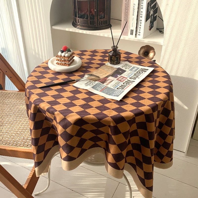 Checkered Tablecloth - DIVINE DESIGN
