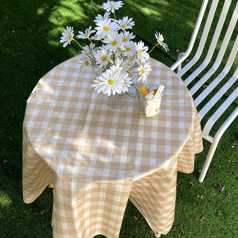 Checkered Tablecloth - DIVINE DESIGN