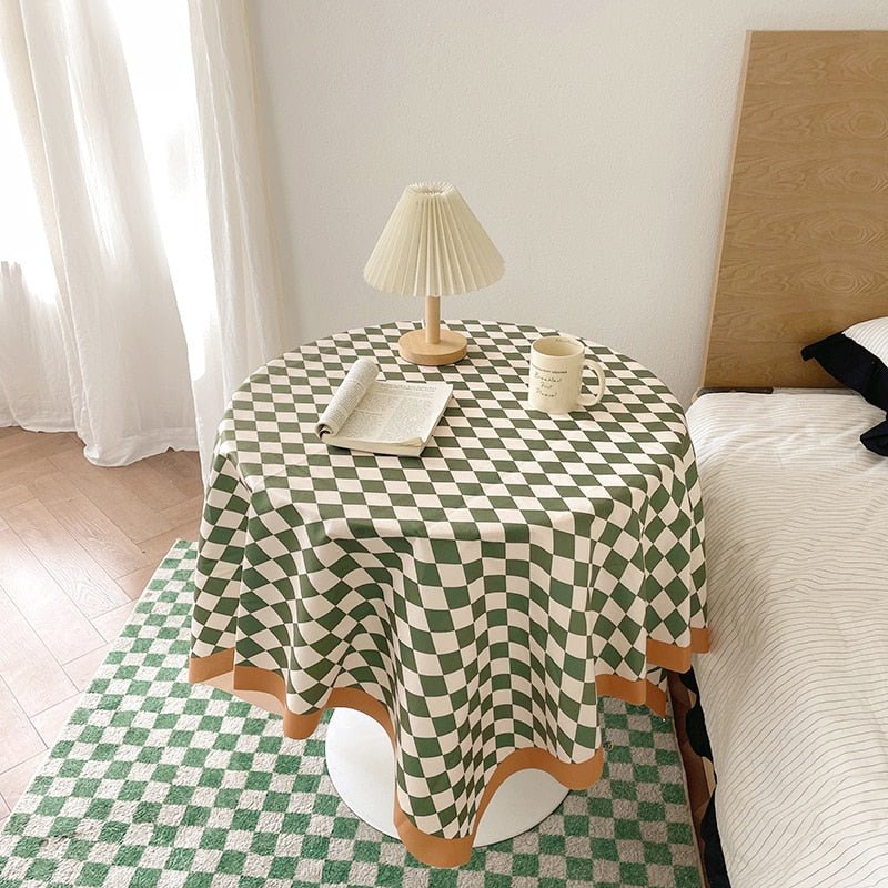 Checkered Tablecloth - DIVINE DESIGN