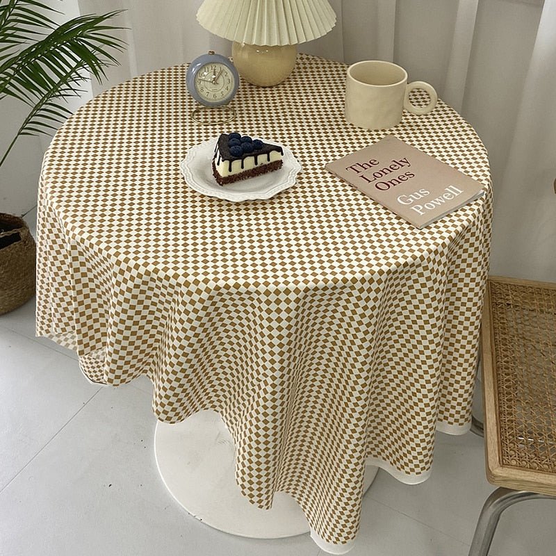Checkered Tablecloth - DIVINE DESIGN