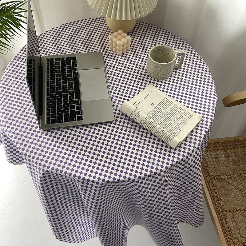 Checkered Tablecloth - DIVINE DESIGN