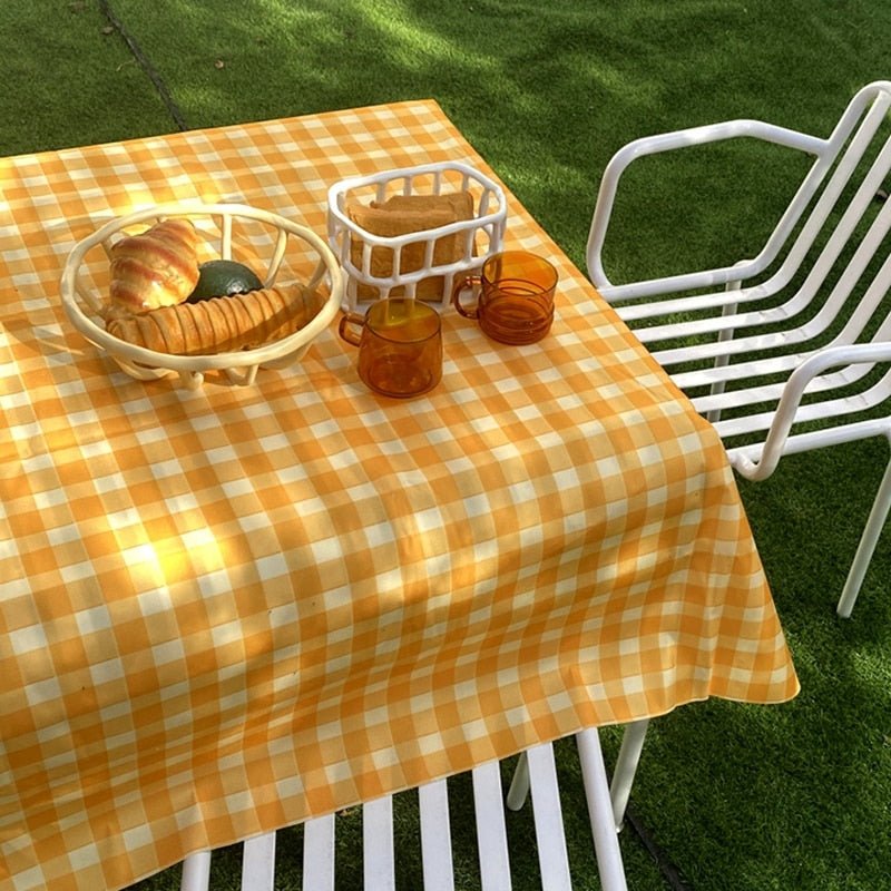 Checkered Tablecloth - DIVINE DESIGN