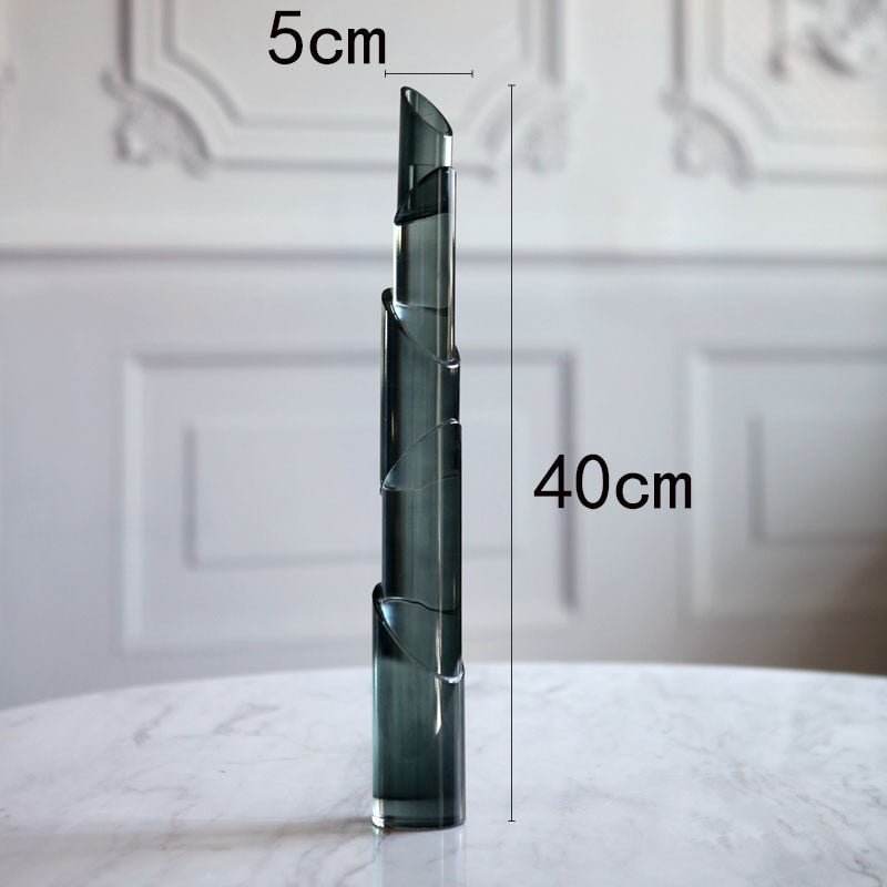 Crystal Bamboo Candlestick Holder - DIVINE DESIGN