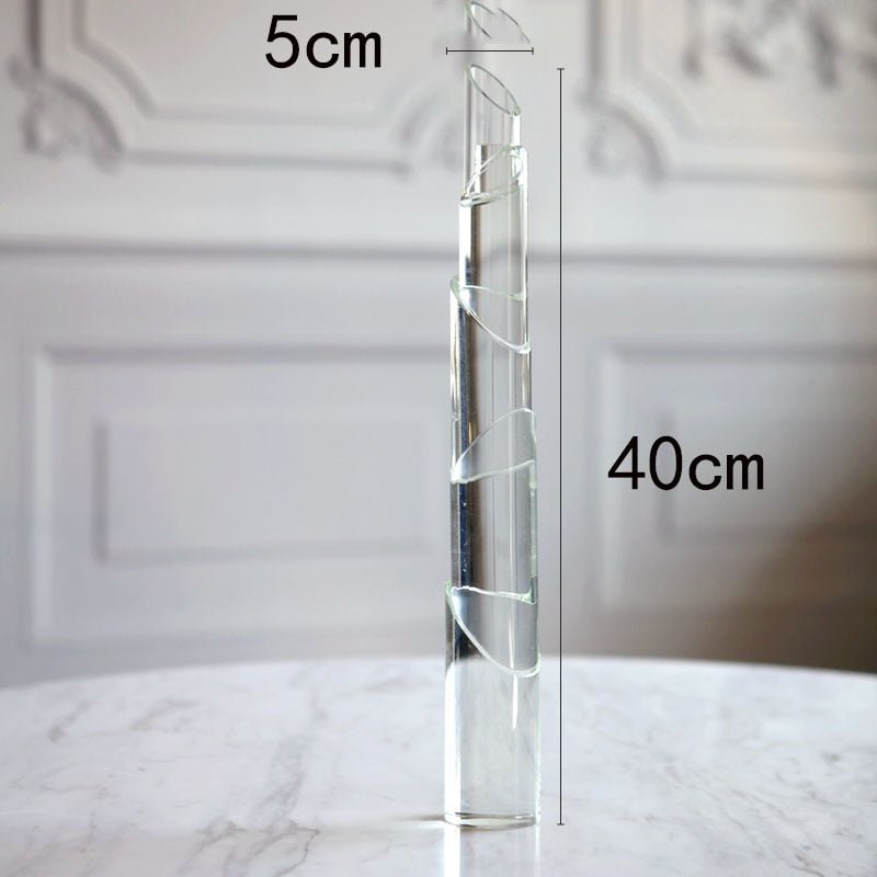 Crystal Bamboo Candlestick Holder - DIVINE DESIGN