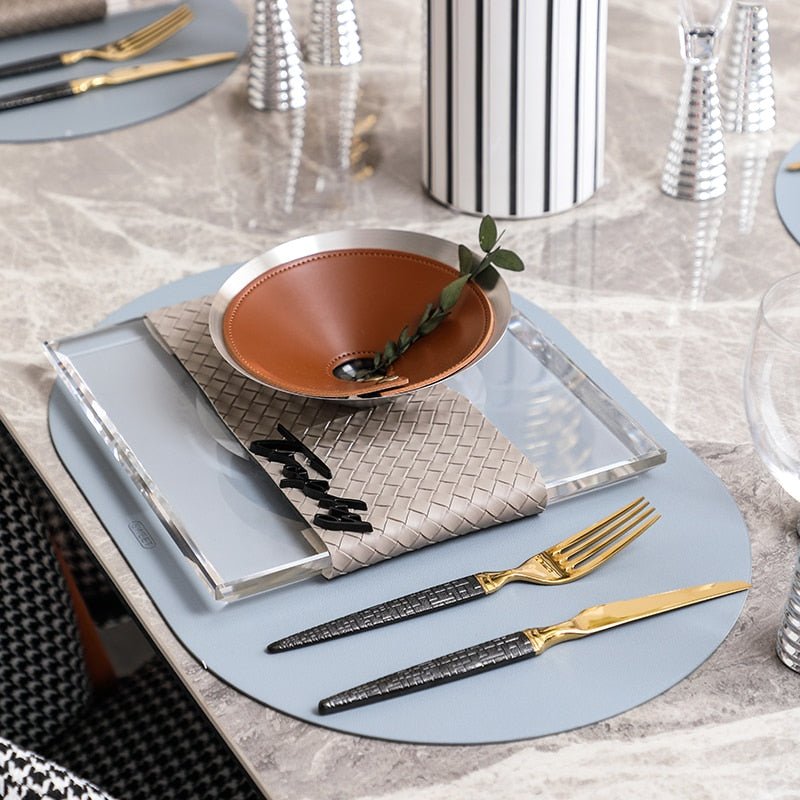 La Palace Tableware Set, Crystal and Stainless Steel - DIVINE DESIGN