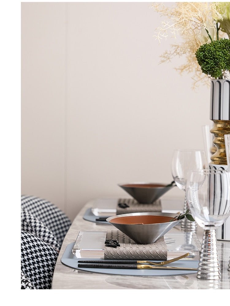 La Palace Tableware Set, Crystal and Stainless Steel - DIVINE DESIGN