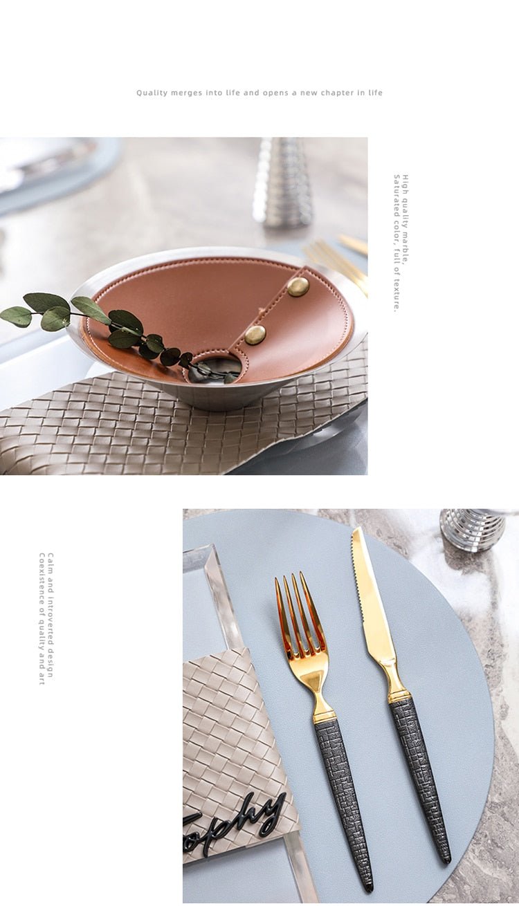 La Palace Tableware Set, Crystal and Stainless Steel - DIVINE DESIGN