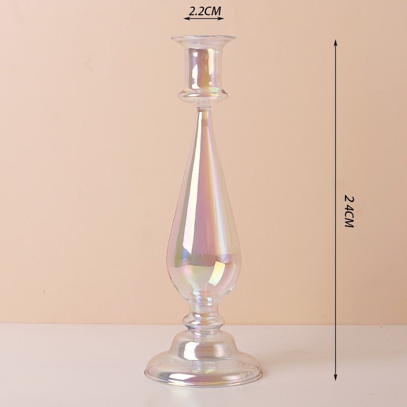 Lucia Vintage Rainbow Candle & Flower Vases - DIVINE DESIGN