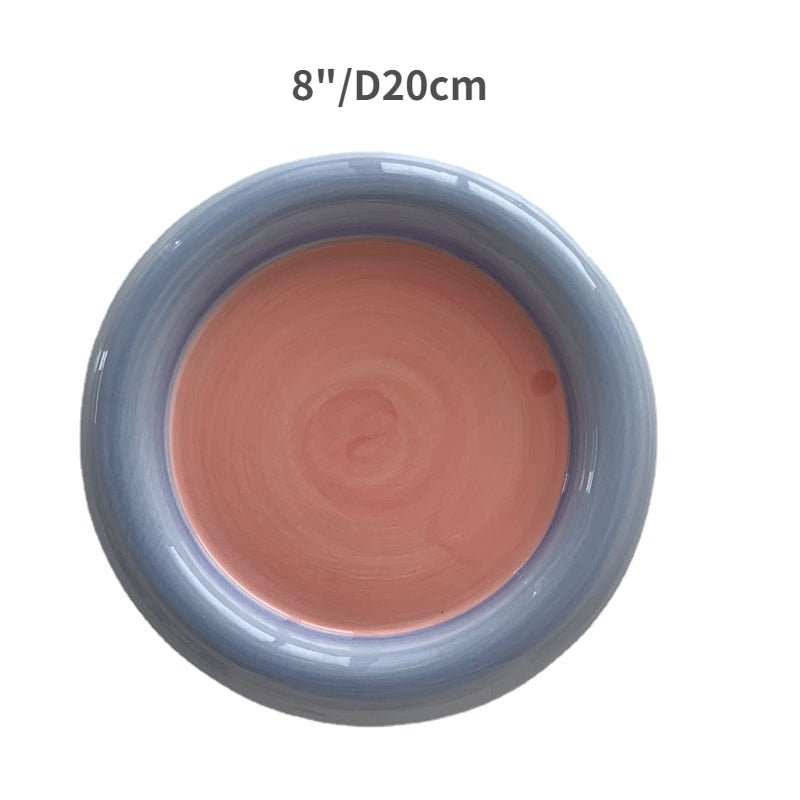 Lully Ceramic Dessert Plates - DIVINE DESIGN