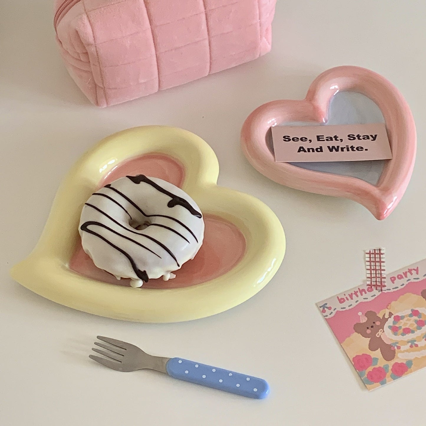 Lully Ceramic Dessert Plates - DIVINE DESIGN
