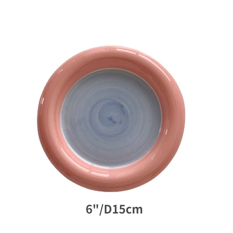 Lully Ceramic Dessert Plates - DIVINE DESIGN