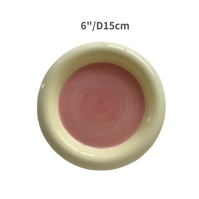 Lully Ceramic Dessert Plates - DIVINE DESIGN