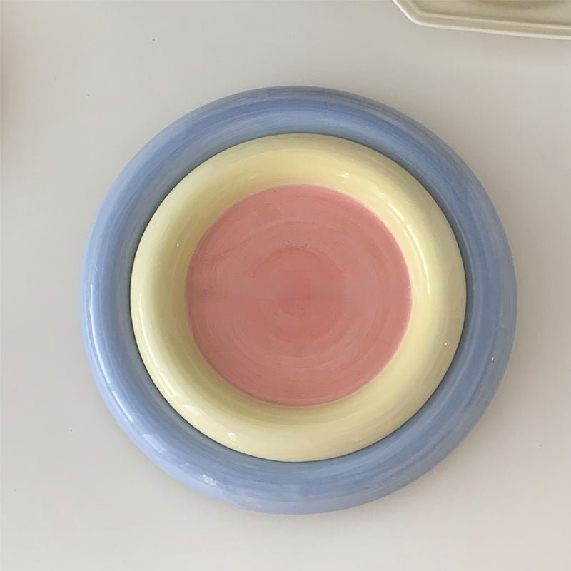 Lully Ceramic Dessert Plates - DIVINE DESIGN