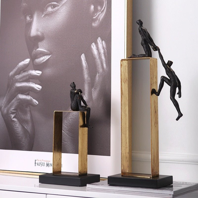 Men Decorative Figurine Sculpture - DIVINE DESIGN