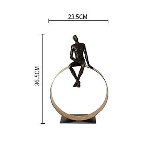 Men Decorative Figurine Sculpture - DIVINE DESIGN
