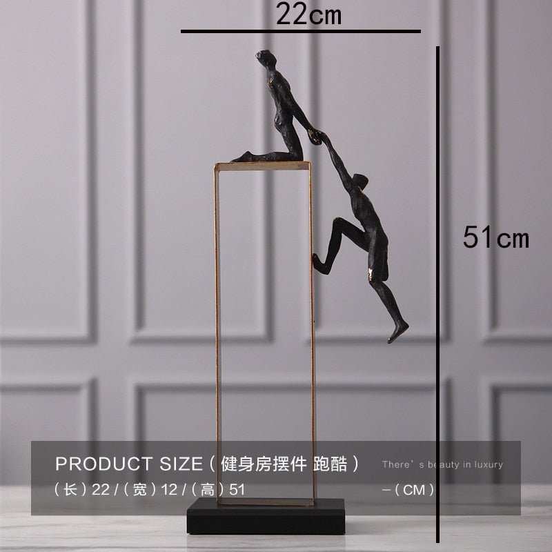 Men Decorative Figurine Sculpture - DIVINE DESIGN