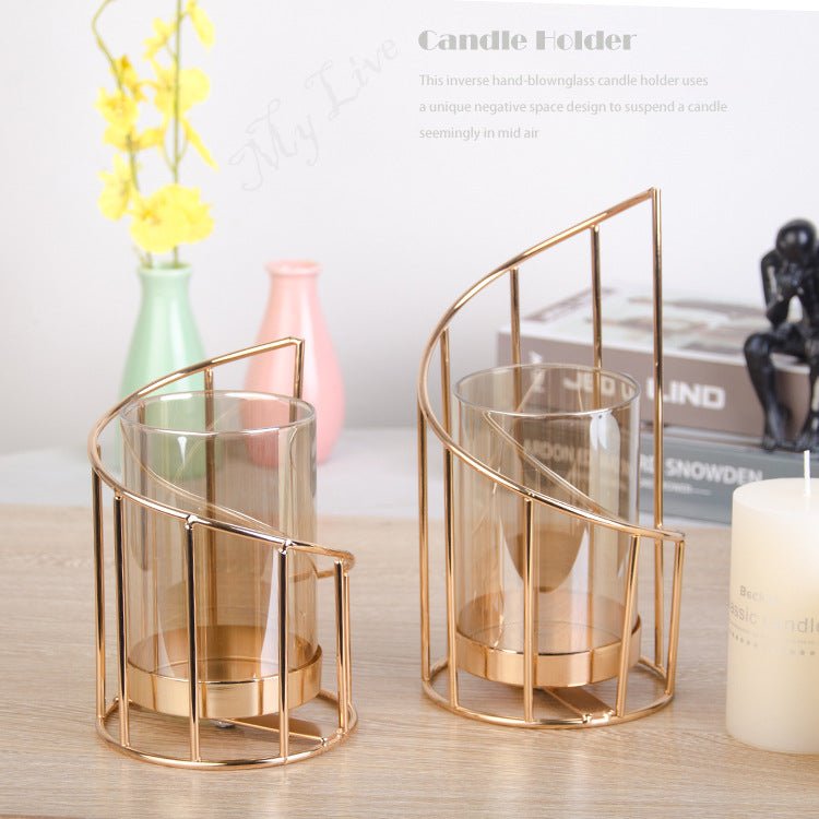 Priya Geometric Brass Lantern - DIVINE DESIGN