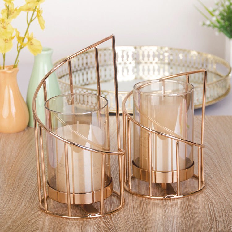 Priya Geometric Brass Lantern - DIVINE DESIGN