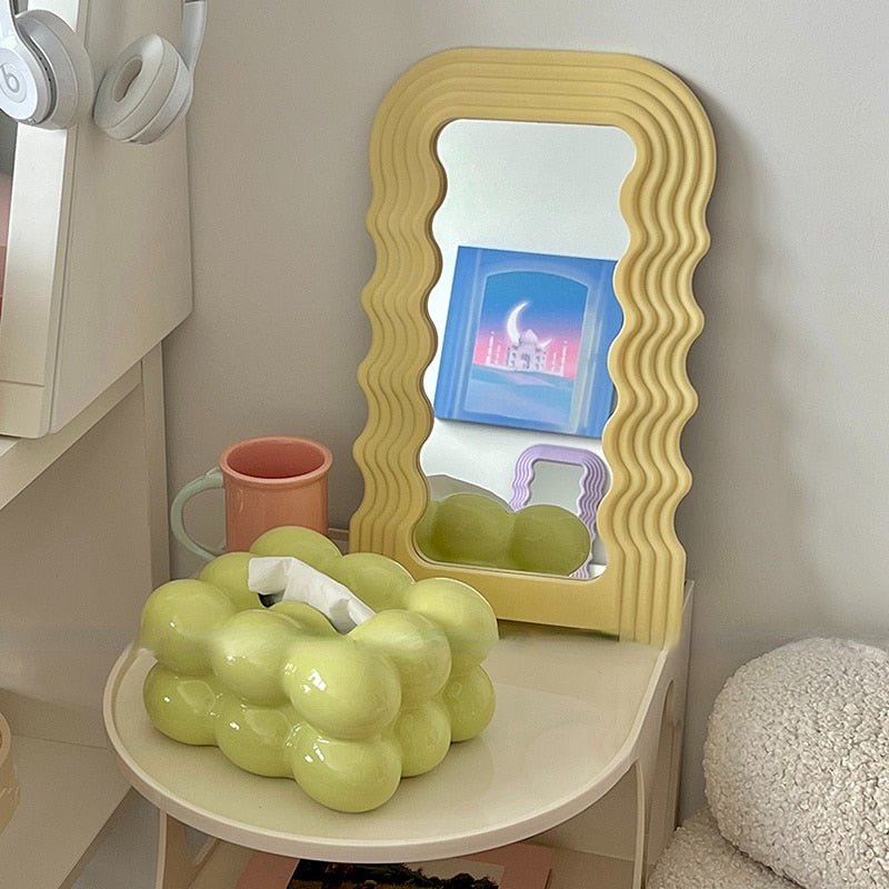 Wavy Irregular Decorative Vanity Mirror - DIVINE DESIGN