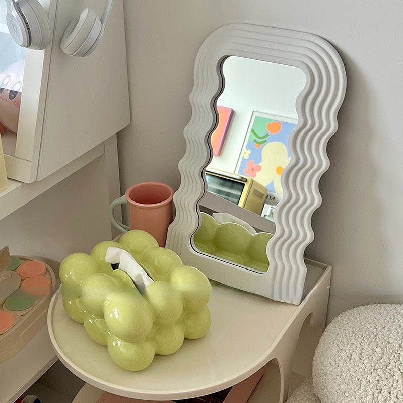 Wavy Irregular Decorative Vanity Mirror - DIVINE DESIGN