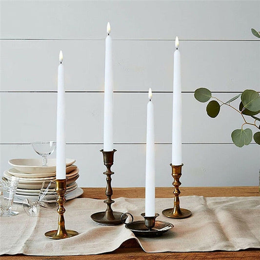 LED tapered dinner candles