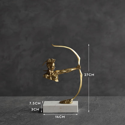 Roman Archery Figurine Statue