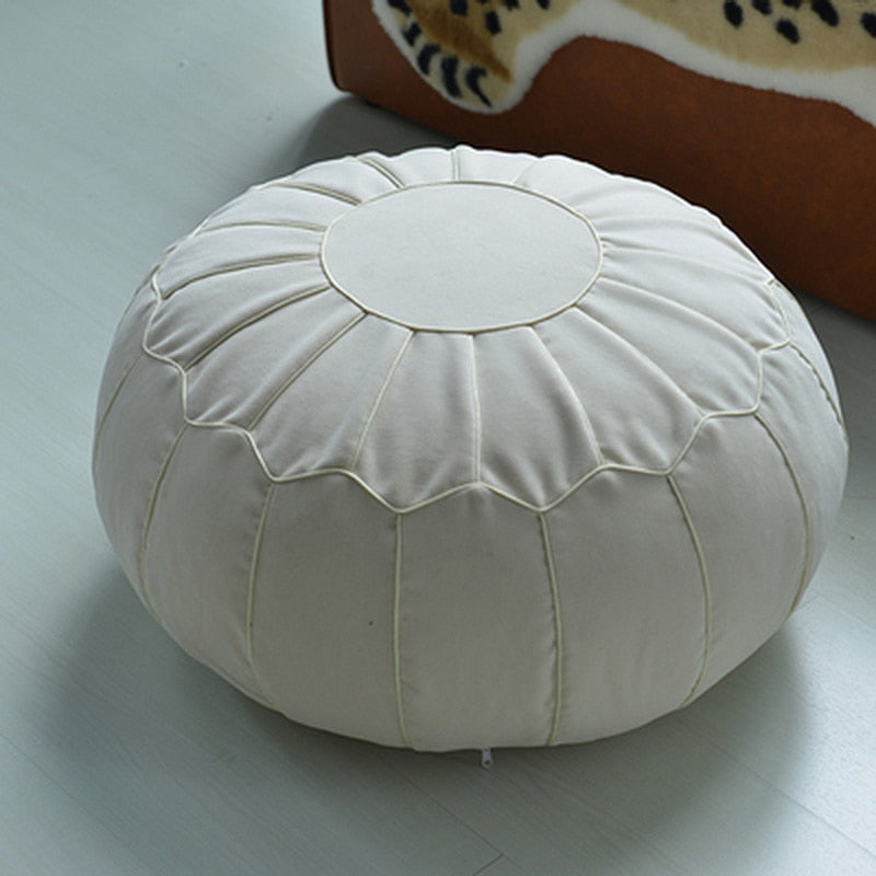 dreamy velvet ottoman