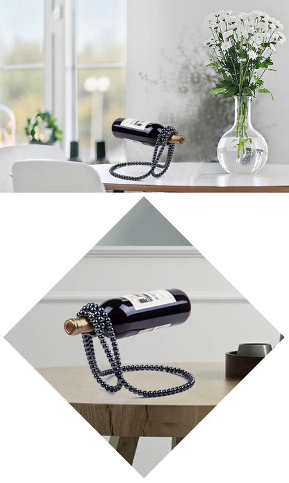 Pearl Necklace Shaped Wine Rack