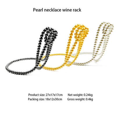 Pearl Necklace Shaped Wine Rack