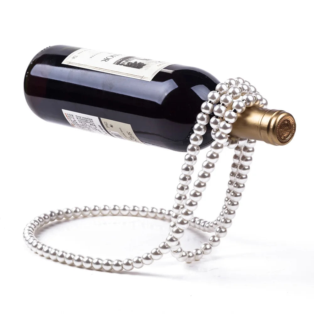 Pearl Necklace Shaped Wine Rack