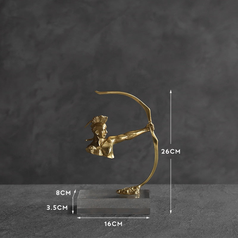 Roman Archery Figurine Statue